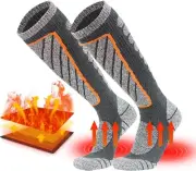 Ski Socks for Men and Women Skiing, Snowboarding, Winter Performance Socks Dark