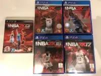 在飛比找Yahoo!奇摩拍賣優惠-PS4 美國職業籃球 NBA 2K13, 2K14, 2K1