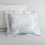 Sheridan Soreno Tailored European Pillowcase in Mirage Blue Cotton
