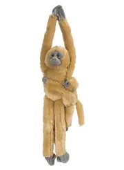 Wild Republic Hanging Monkey Common Langur with Baby 50cm Plush Soft Toy