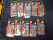 (40) 22-18 AWG #8-10 Stud RED 3GB HEAT SHRINK RING TERMINAL MADE IN USA 18-22