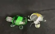 Crystal Emerald Green Or Clear Turtle Figurine Paperweight Turquoise Price For1