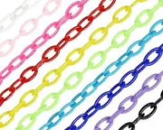 ONLYKXY Plastic Chain, Bird Chain, Birds Toys for Cage