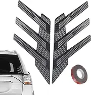 Rear Window Spoiler, Car Wind Noise Deflector, Breeze Sound Reduction Spoiler, (Black) Vehicle Exterior Deflect, Casement & Rearview Mirror Diffuser Spoiling for Vehicle