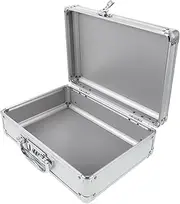 Hoement Portable Medicine Box Aluminum Alloy Case Tool Storage Hard Storage Small Briefcase for Men