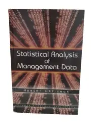 Statistical Analysis of Management Data by Hubert Gatignon