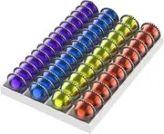 Coffee Pod Storage Holder Drawer Organizer for Nespresso Vertuo Capsule, Holder Tray Storage for Nespresso Pod, Compatible with 40 7.77fl oz or 56 1.35fl oz Pods for Kitchen Drawer, Office Countertop.