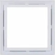 Household Ventilation Fans Integrated Ceiling Led Lighting Ventilating Fan, Silent Exhaust Fan with Light, Ceiling Ventilating Fan for Bathroom Kitchen (Color : White, Size : 30x30CM)