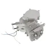 For Motorized Motorised Bicycle Bike Cycle Silver 80cc 2 Stroke Gas Engine Motor