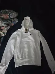 NWT MEN CHAMPION REVERSE WEAVE HOODIE WHITE (GF68 Y06145 WHC) XS