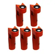 Maxiline Surveying Aluminium Rod Level for Staff Rods Range Poles x 5