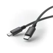 Momax Elite 60W USB-C Cable - 1.5m - Black PD Fast Charging - Triple Braided Nylon - Aluminium Housing - Supports Apple iPhone / Samsung / Oppo / Oneplus / Nothing Phone [DC30D]
