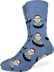 [Good Luck Sock] Men's Ruth Bader Ginsburg Socks, Adult