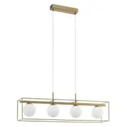 Vallaspra Pendant Light 4Lt in Champagne