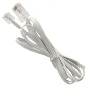 Honbay 2 Pack Telephone RJ11 6P4C to RJ45 8P8C Connector Plug Cable for Landline
