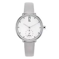 在飛比找博客來優惠-KEZZI珂紫 K-1732 時尚復古小秒設計皮帶錶 - 灰