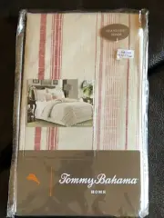 New Tommy Bahama Home Standard Pillow Sham La Scala Breezer 20” X 26” Striped