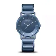 Bering Time - Solar - Womens Polished Blue Watch - 19535-797