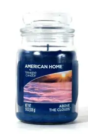 American Home By Yankee Candle 19 Oz Above The Clouds Single Wick Glass Candle