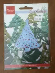 Marianne Creatables Christmas Tree Die Cut Stencil Embossing LR7016