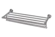 New Bradley Dynamic Hotel Dy105 Towel Rail Rack - Silver 600Mm W X 232Mm D X