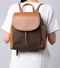 MICHAEL KORS Phoebe Flap Medium Backpack Brown NWT