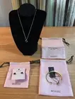 KATE SPADE NEW YORK PENDANT, STUDS AND HINGE BANGLE NEW WITH DUSTBAGS