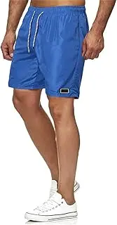 [Generic] Little Jogging Breathable Shorts Men's Summer Shorts Drawstring Solid Colors Shorts Retro Sports Men's Workout Shorts with Pocket
