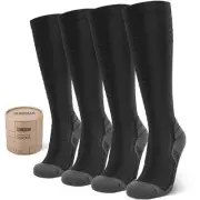 2 Pairs Compression Socks for Men & Women 20-30 mmHg Graduated Compression So...