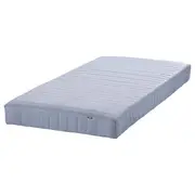 VADSÖ sprung mattress, extra firm/light blue, Single