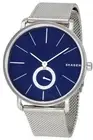 Men's Skagen Hagen Blue Dial Mesh Stainless Steel Strap Watch SKW6230