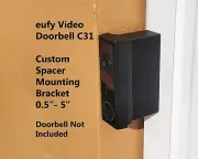 eufy Video Doorbell C31 2K Custom Expander Spacer Mounting bracket 0.5"- 5"