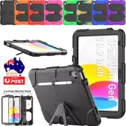 Heavy Duty Case Screen Stand Cover For iPad 10/9/8/7/6/5th Mini Air Pro 11" 2024