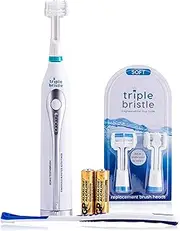 Triple Bristle Sonic GO + Blue Brush Head 2pk