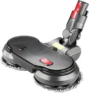 Vacuum Mop Head Electric Motorised Wet Dry Floor Vac Cleaner Cleaning Machine Attachment Waxer Waxing Tool Compatible for Vacuum Cleaner V7 V8 V10 V11 V15 6 Pads
