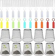 Plant Cloche | Chicken Wire Cloche Plant Protector | 10x Small Mesh Cage Cover for Protecting Shrubs, Vegetables from Bunnies, Chicken, Squirrels, Birds Other Out