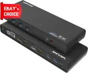 USB-C Universal Docking Station 5K Dual 4K Display HDMI DisplayPort USB-C Gigabi