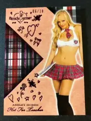 2018 Benchwarmer ASHLEY HOBBS Hot For Teacher #14 Pink Foil Variant/10 PLAYBOY