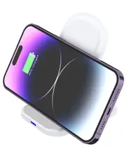 ZTECH 2-In-1 Foldable Wireless Charger & Phone Holder
