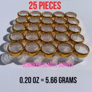 25 PIECES CLEAR PLASTIC COSMETIC SAMPLE CONTAINER 5 GRAMS JARS POT SMALL EMPTY