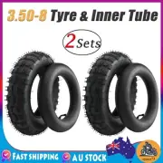 2 Sets 3.50-8 Tyre + Tube For Trail Z50 Z50A Z50R Trolley Monkey Dirt Pit Bike