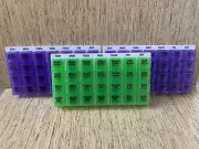 Weekly Pill Case 7 Day & 28 Compartment Organizer Portable Travel Three Pack