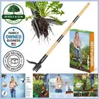 Heavy Duty Weed Puller Tool Steel 4 Claw Garden Hand Weeding Stand Up