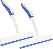 Mobestech Window 2 Pack Car Windshield Squeegee Non-Streak Sturdy for Side Mirror Rearview Mirror and Shower Doors
