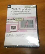 Paint Shop Xtras Scrapbooking Edition 5 PC CD-ROM 2004 Creating Digital Layouts