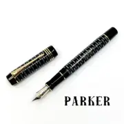 Parker Duofold Centennial 100th Anniversary Black 18K nib Fountain Pen