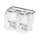 Toothbrush Holder with Rinse Cup Wall Mounted for Bathroom Wash Room Home