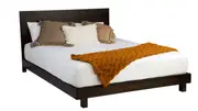 Norman timber bed frame - headboard 100h - discounted display model