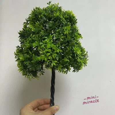 15-20CM HO/OO Scale Trees Miniatures Garden Landscap Plants Scenery Spring Lush