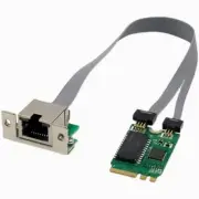 M.2 A+E To RJ45 RTL8111F Mini PCIE Gigabit Server Ethernet Network Card Adapter